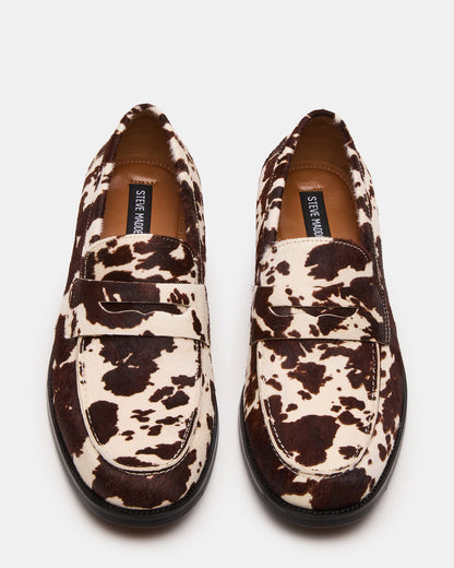 Steve Madden NATAN Cream Multi Slip-On Dress Men's Loafer