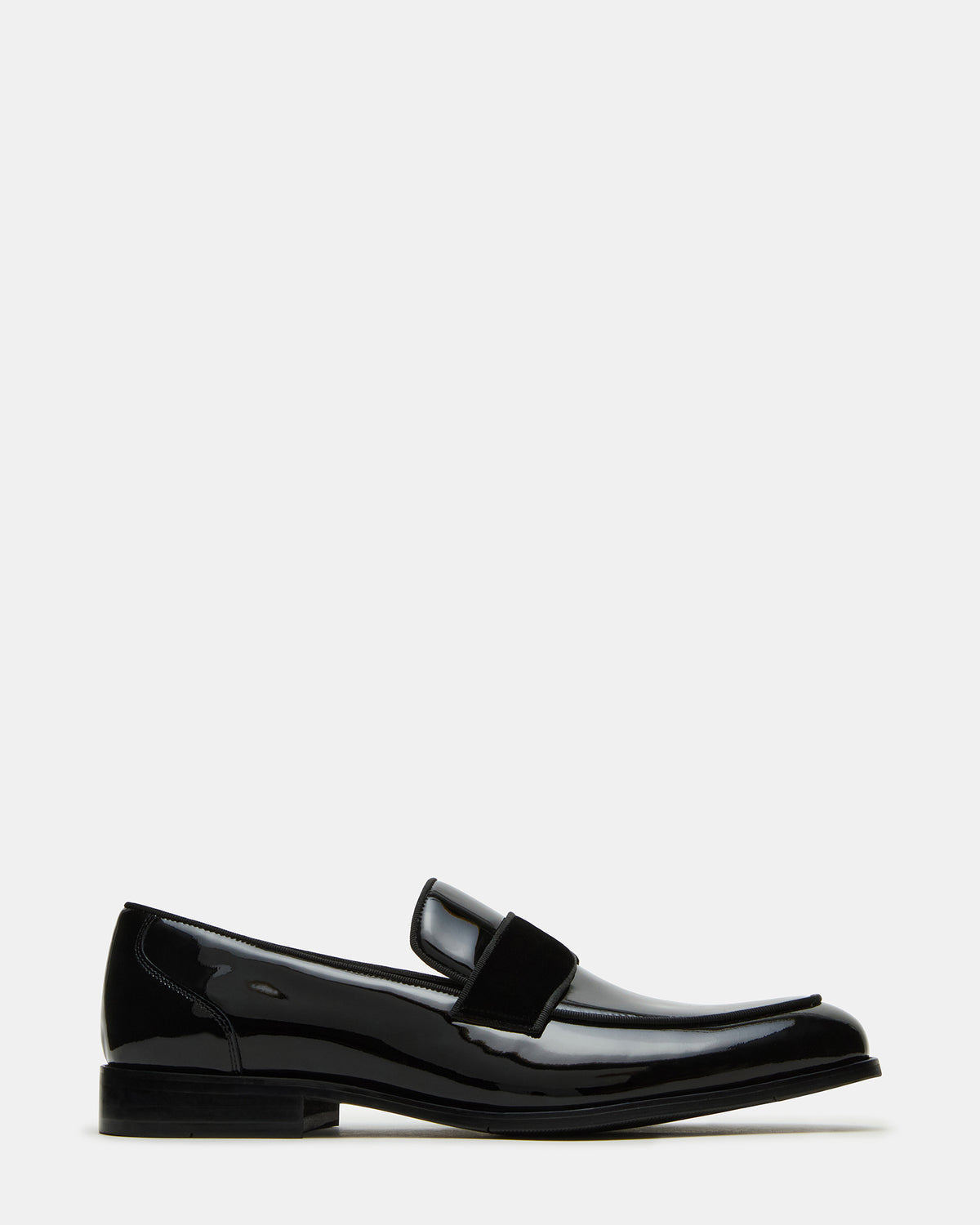 Steve Madden ESCADA Black/Black Slip-On Men's Dress Loafer