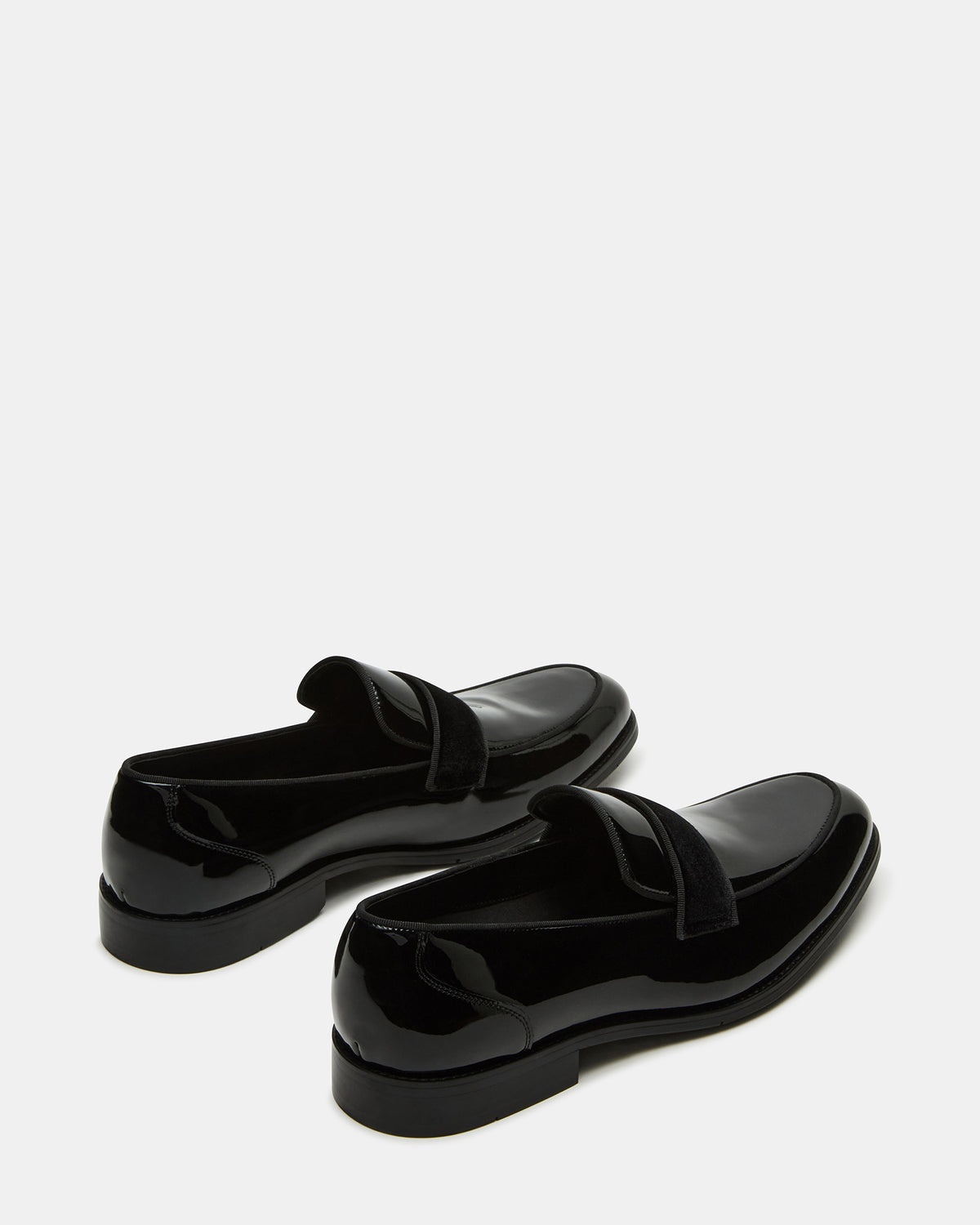 Steve Madden ESCADA Black/Black Slip-On Men's Dress Loafer