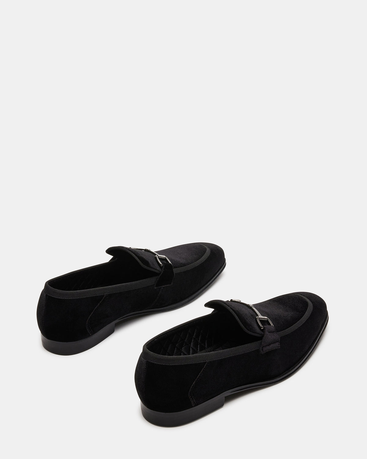 Steve Madden AADI Black/Silver Men's Dress Loafer