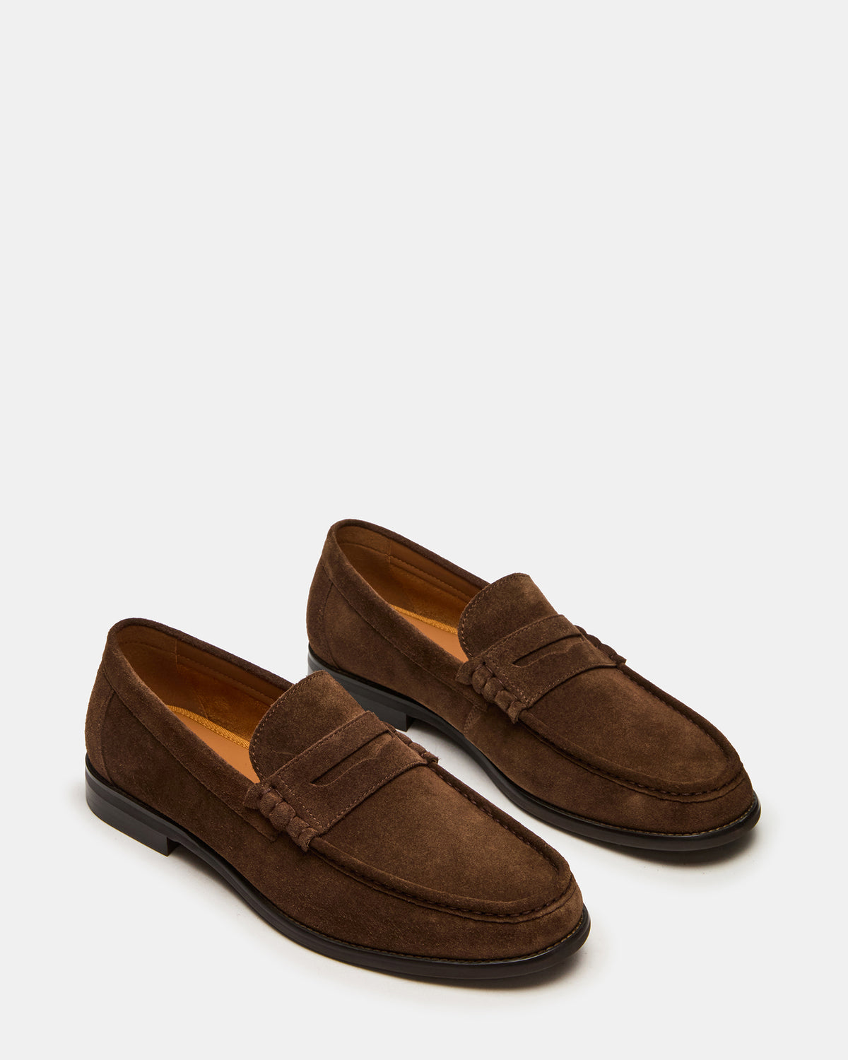 Steve Madden HUCKLE Dark Brown Slip-On Men's Loafer