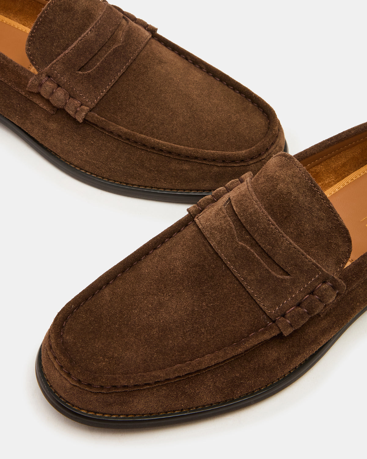 Steve Madden HUCKLE Dark Brown Slip-On Men's Loafer