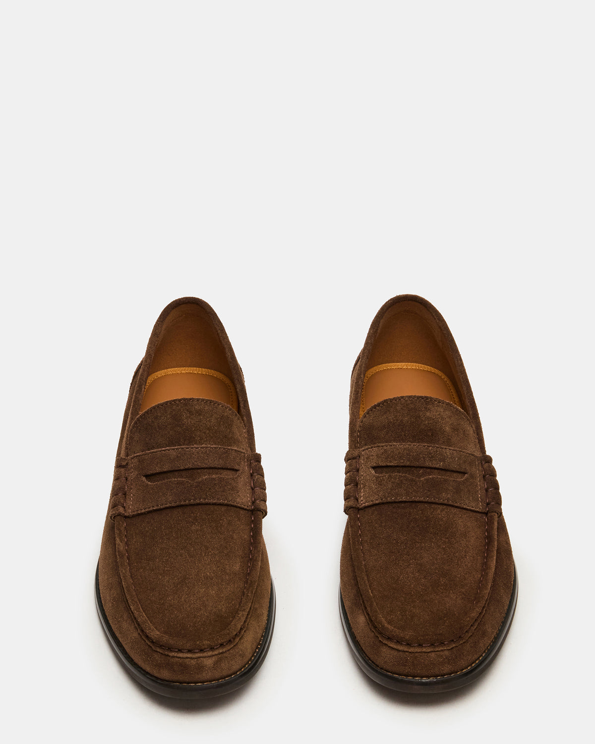 Steve Madden HUCKLE Dark Brown Slip-On Men's Loafer
