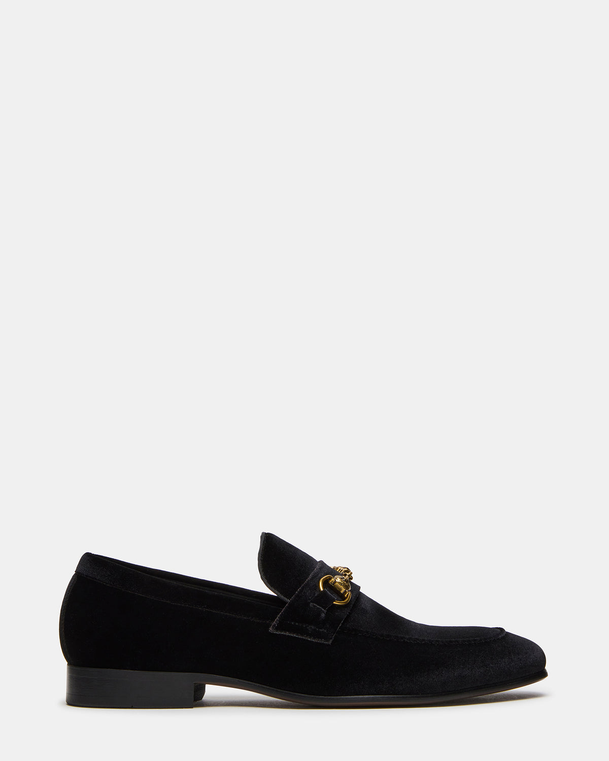 Steve Madden JAKIRO Black Velvet Slip-On Dress Men's Loafer