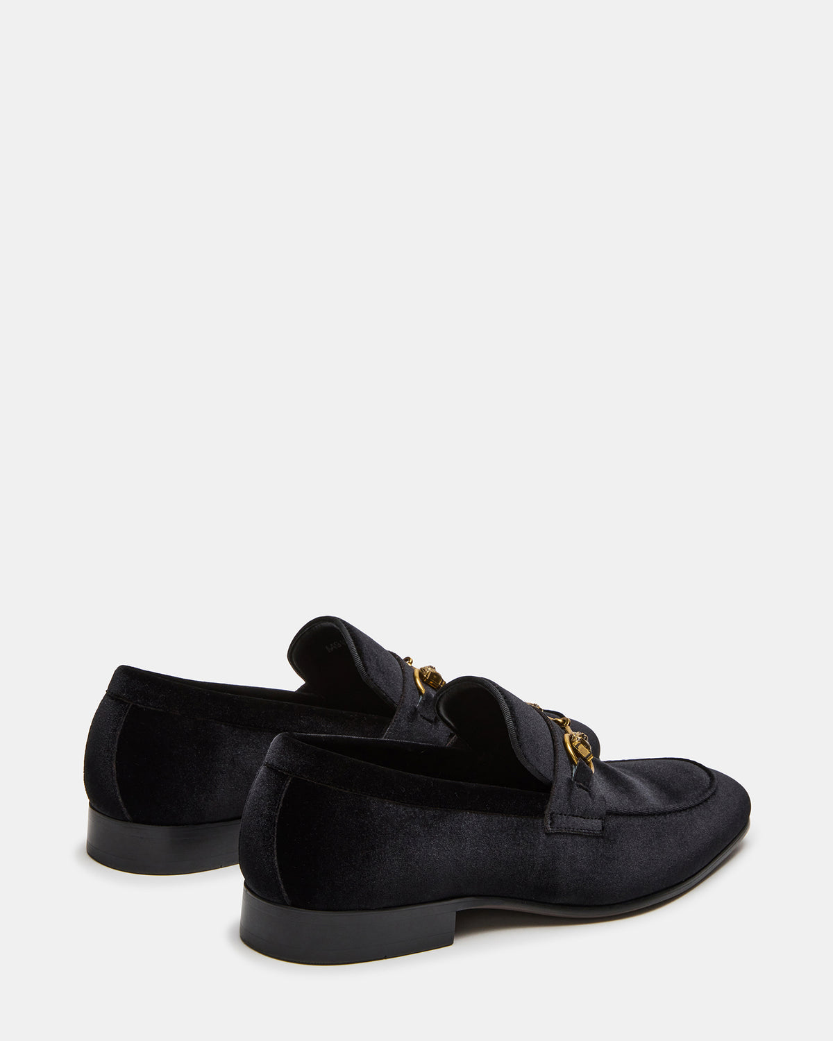 Steve Madden JAKIRO Black Velvet Slip-On Dress Men's Loafer