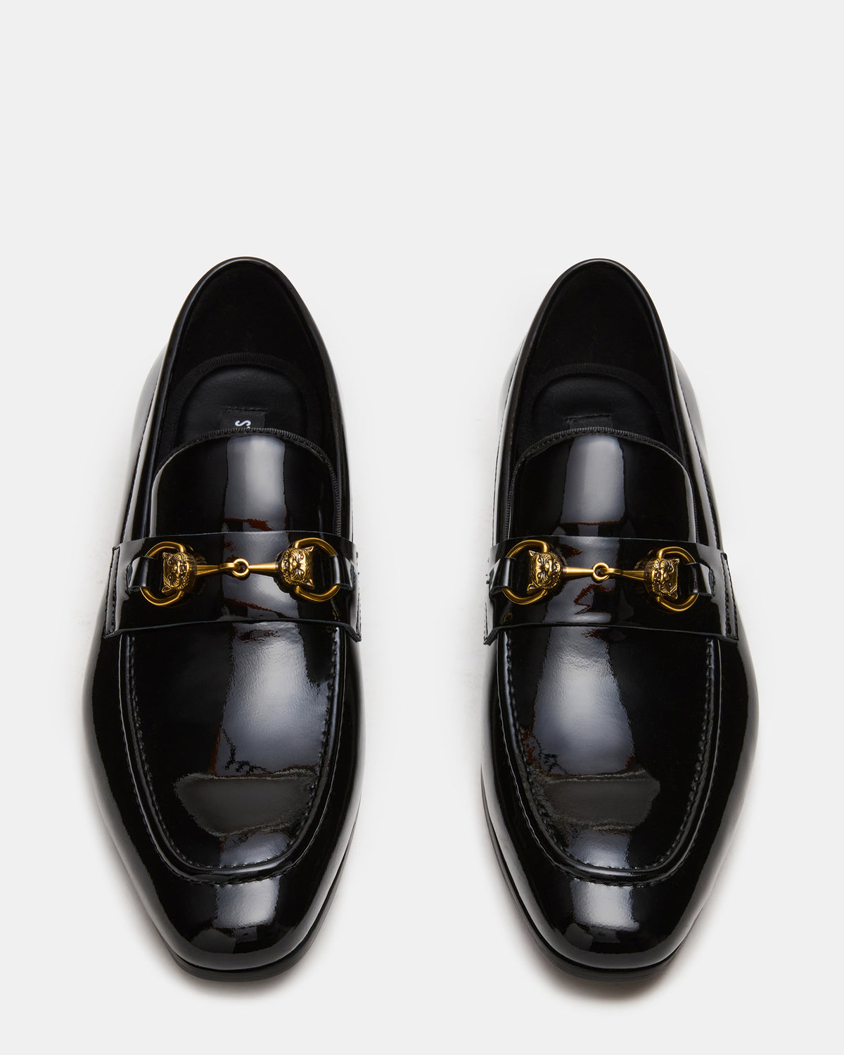 Steve Madden JAKIRO Black Patent Slip-On Dress Men's Loafer