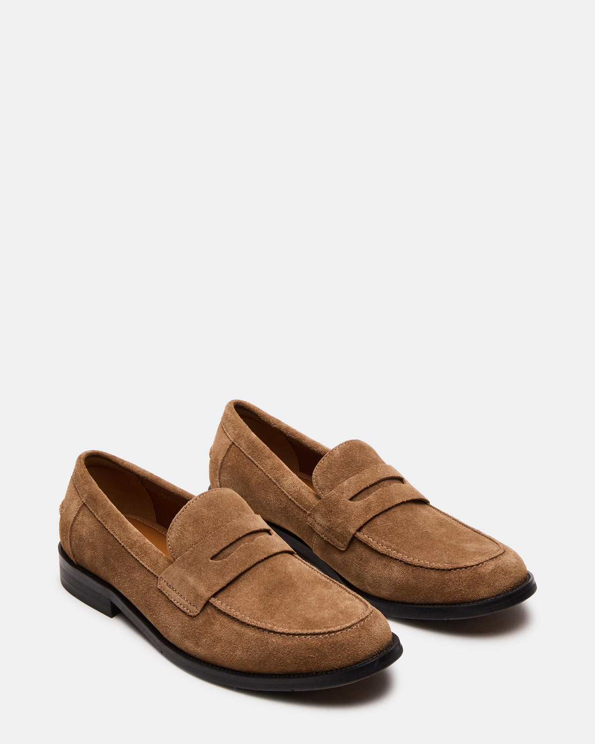 Steve Madden NATAN Taupe Suede Slip-On Dress Men's Loafer