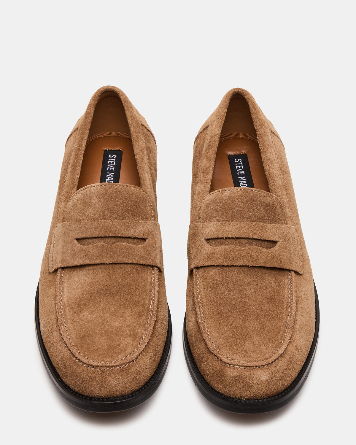 Steve Madden NATAN Taupe Suede Slip-On Dress Men's Loafer