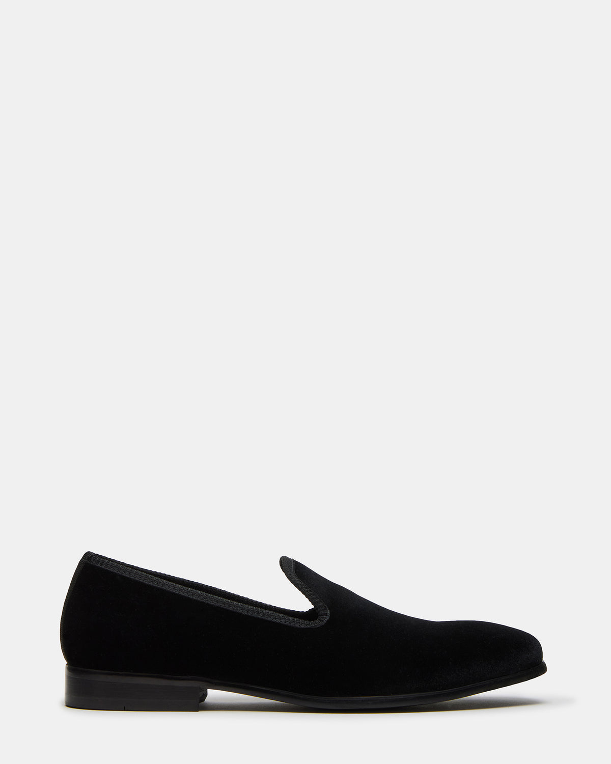 Steve Madden BANNOCH Black Velvet Men's Slip-On Loafer