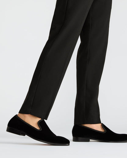 Steve Madden BANNOCH Black Velvet Men's Slip-On Loafer