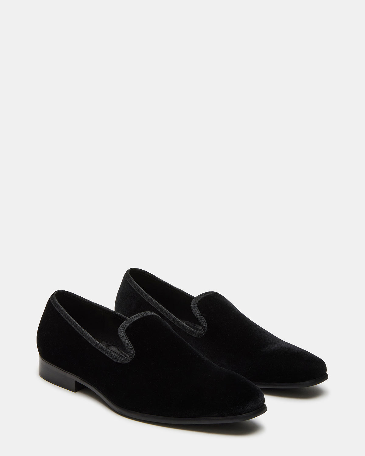 Steve Madden BANNOCH Black Velvet Men's Slip-On Loafer