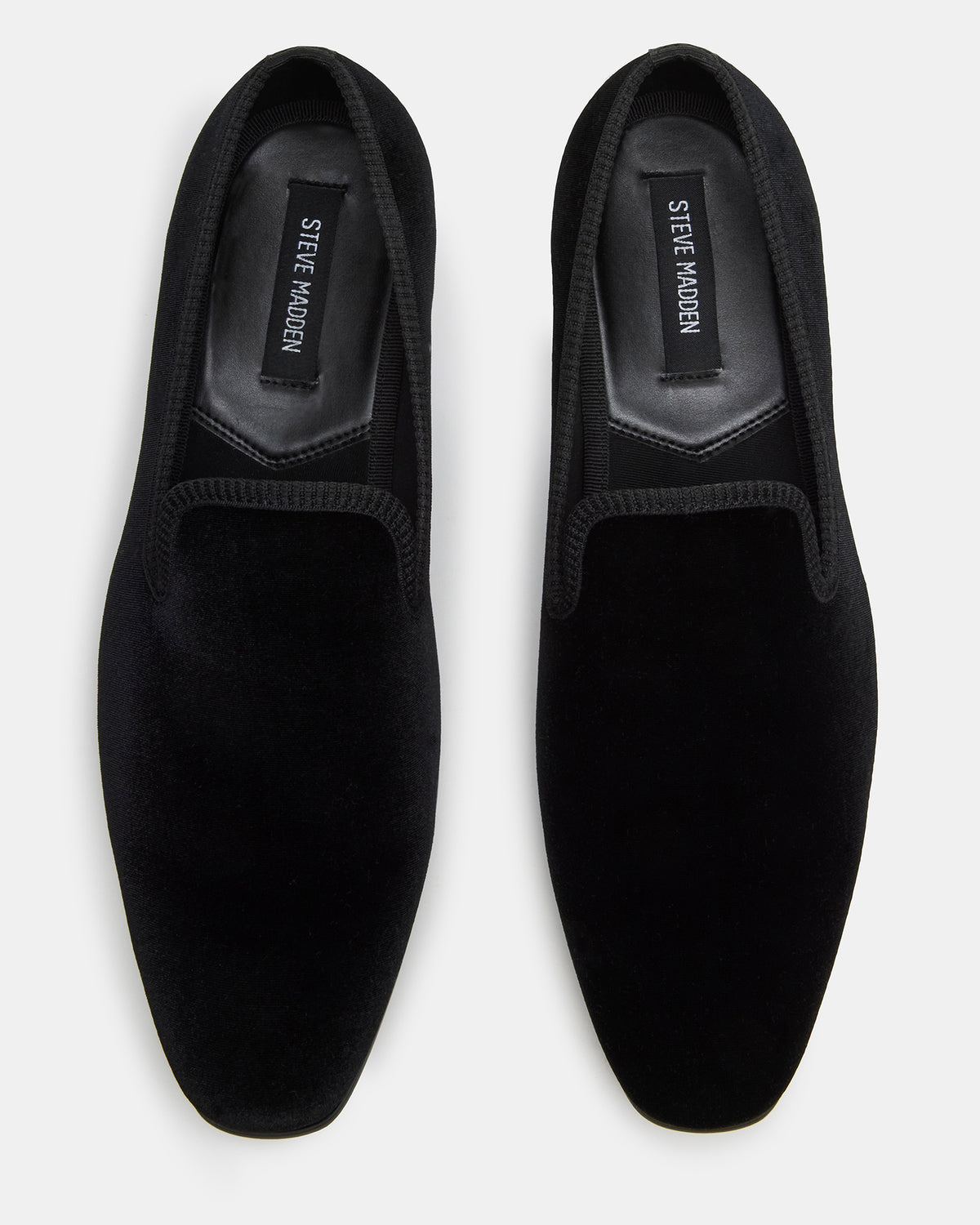 Steve Madden BANNOCH Black Velvet Men's Slip-On Loafer