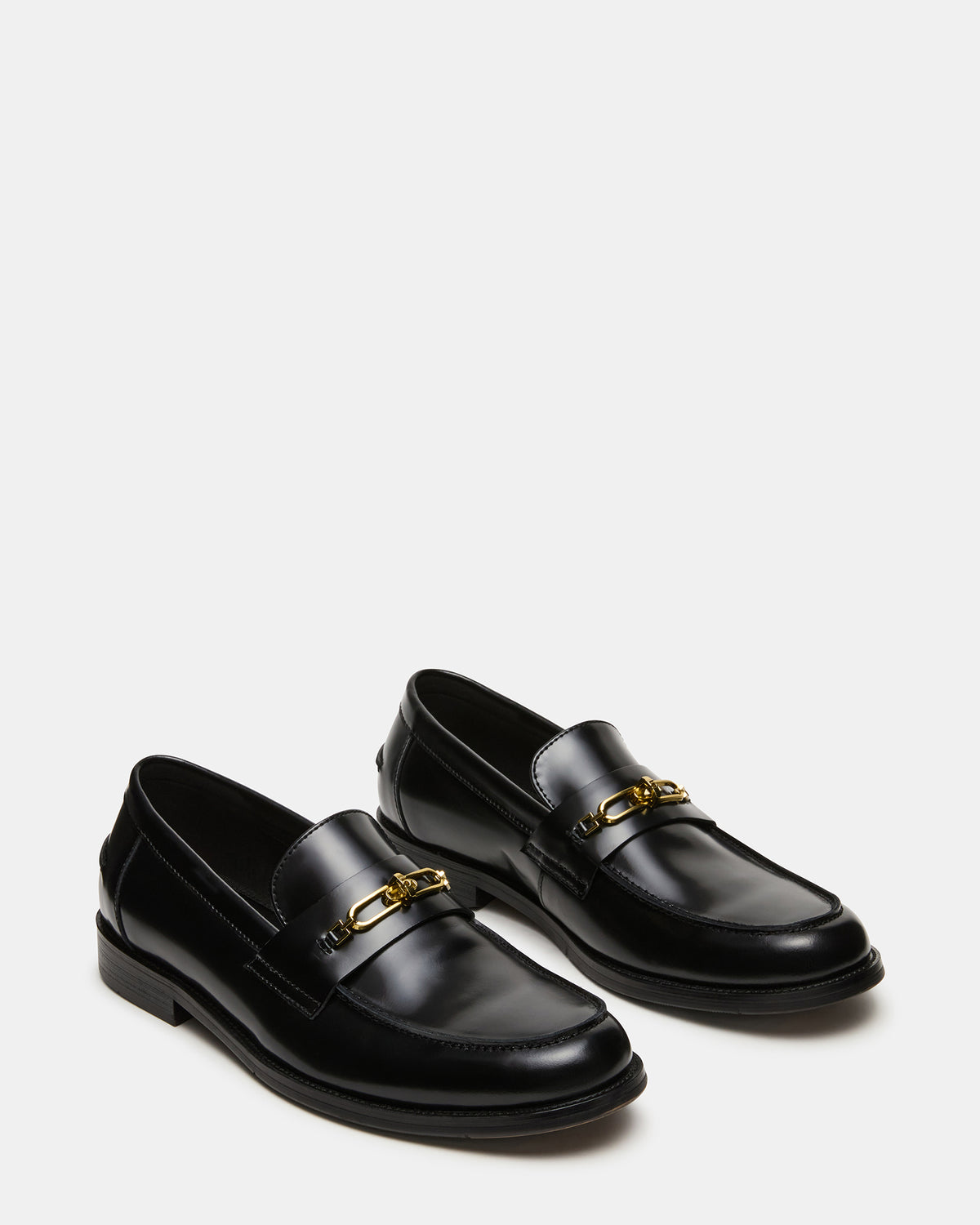 Steve Madden NEVINN Black Slip-On Dress Men's Loafer