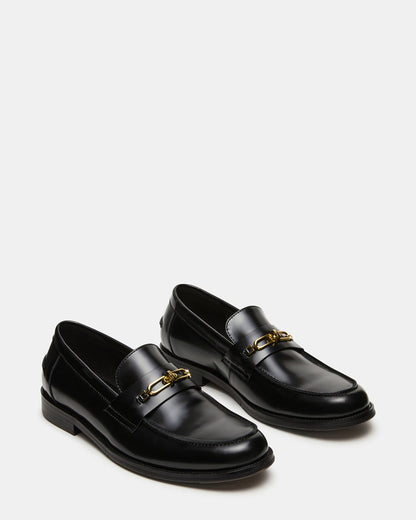 Steve Madden NEVINN Black Slip-On Dress Men's Loafer