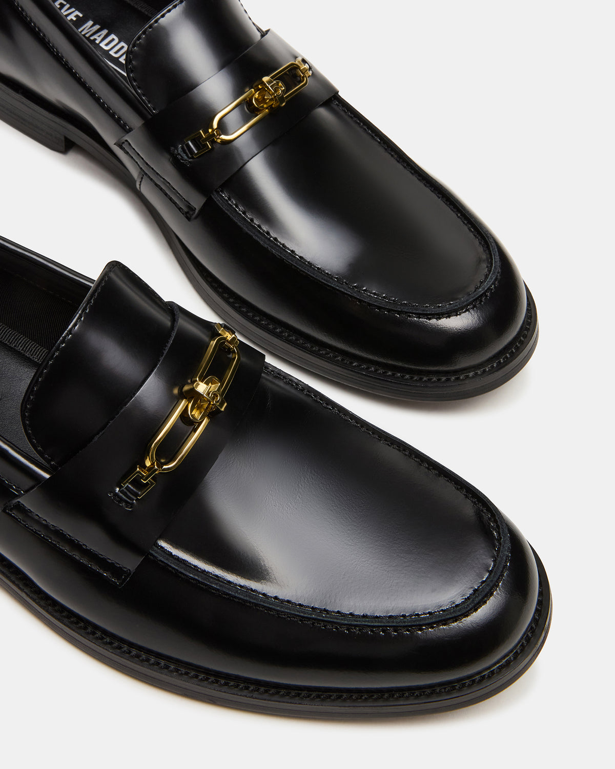 Steve Madden NEVINN Black Slip-On Dress Men's Loafer