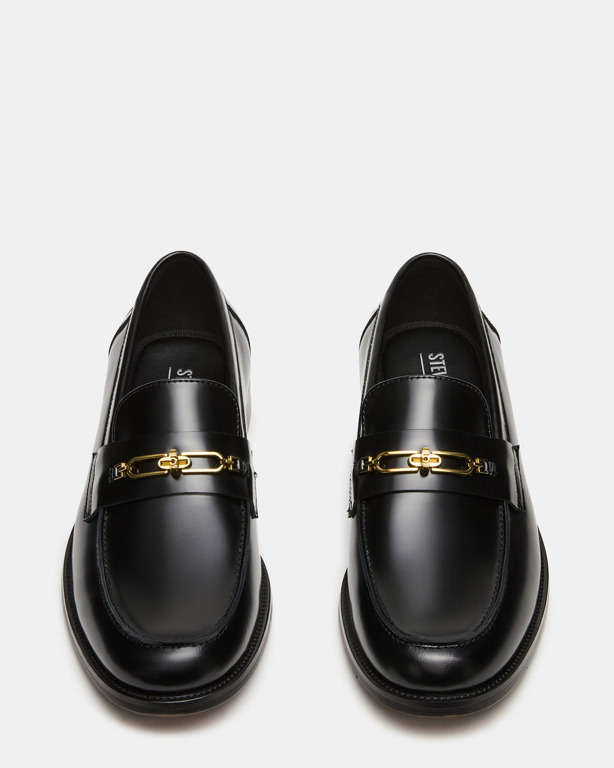 Steve Madden NEVINN Black Slip-On Dress Men's Loafer