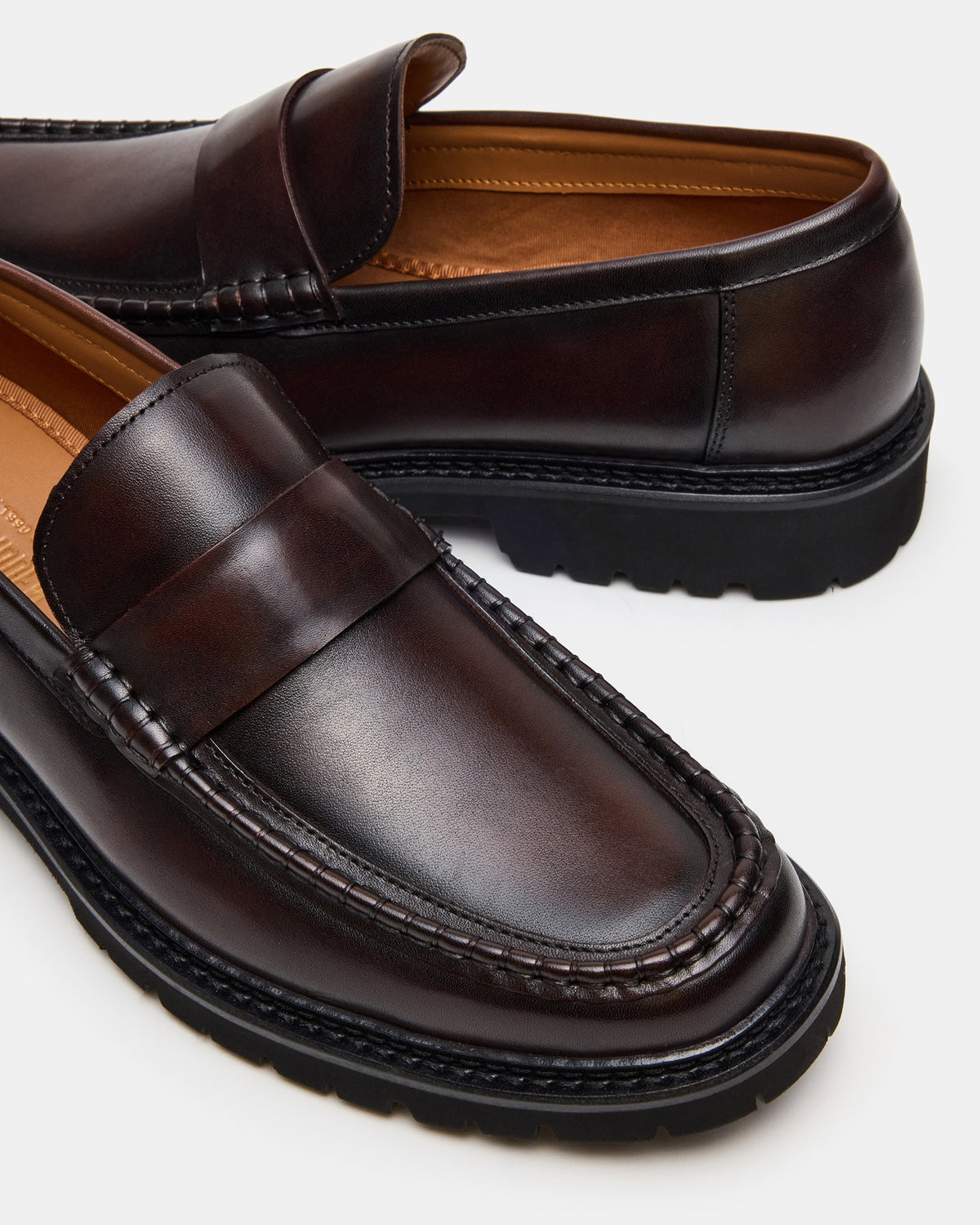 Steve Madden BRODIE Brown Slip-On Lug Men's Loafer