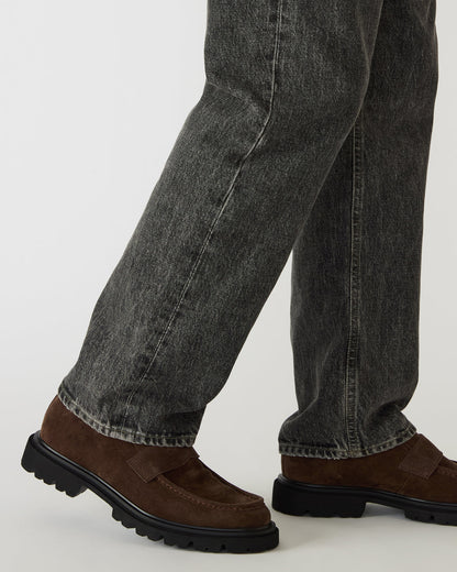 Steve Madden RADKIN Brown Suede Slip-On Dress Men's Loafer