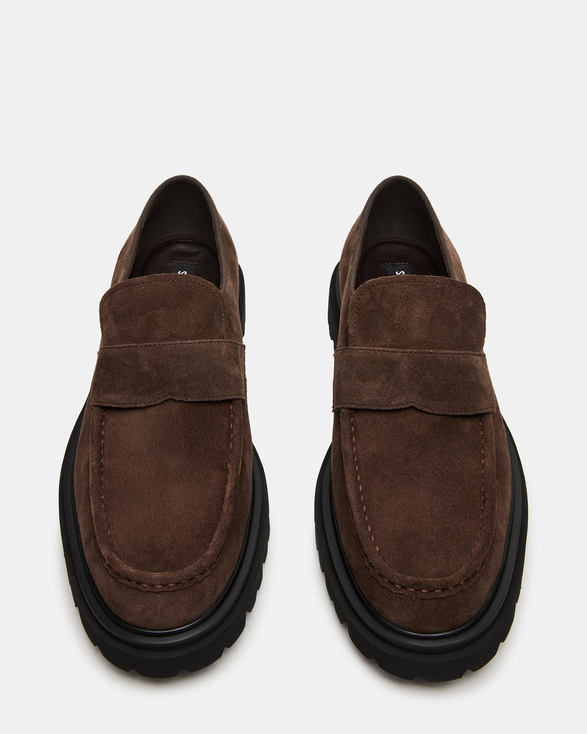 Steve Madden RADKIN Brown Suede Slip-On Dress Men's Loafer