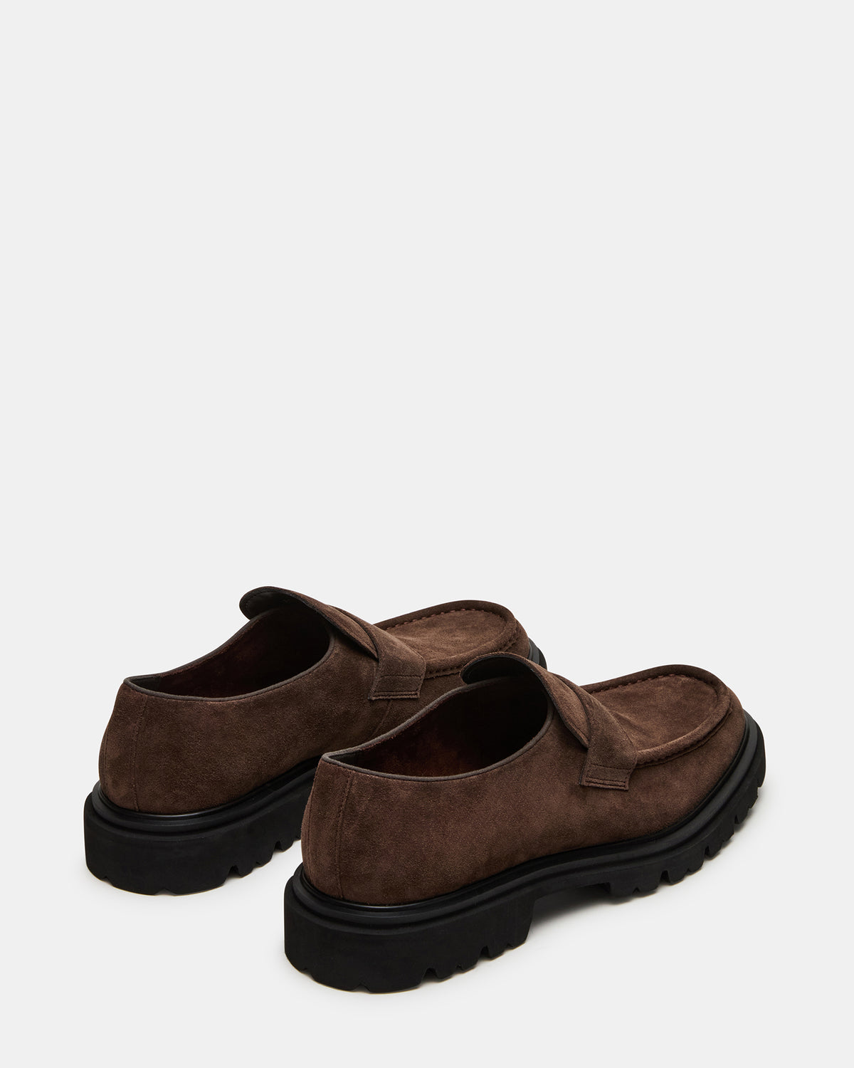 Steve Madden RADKIN Brown Suede Slip-On Dress Men's Loafer
