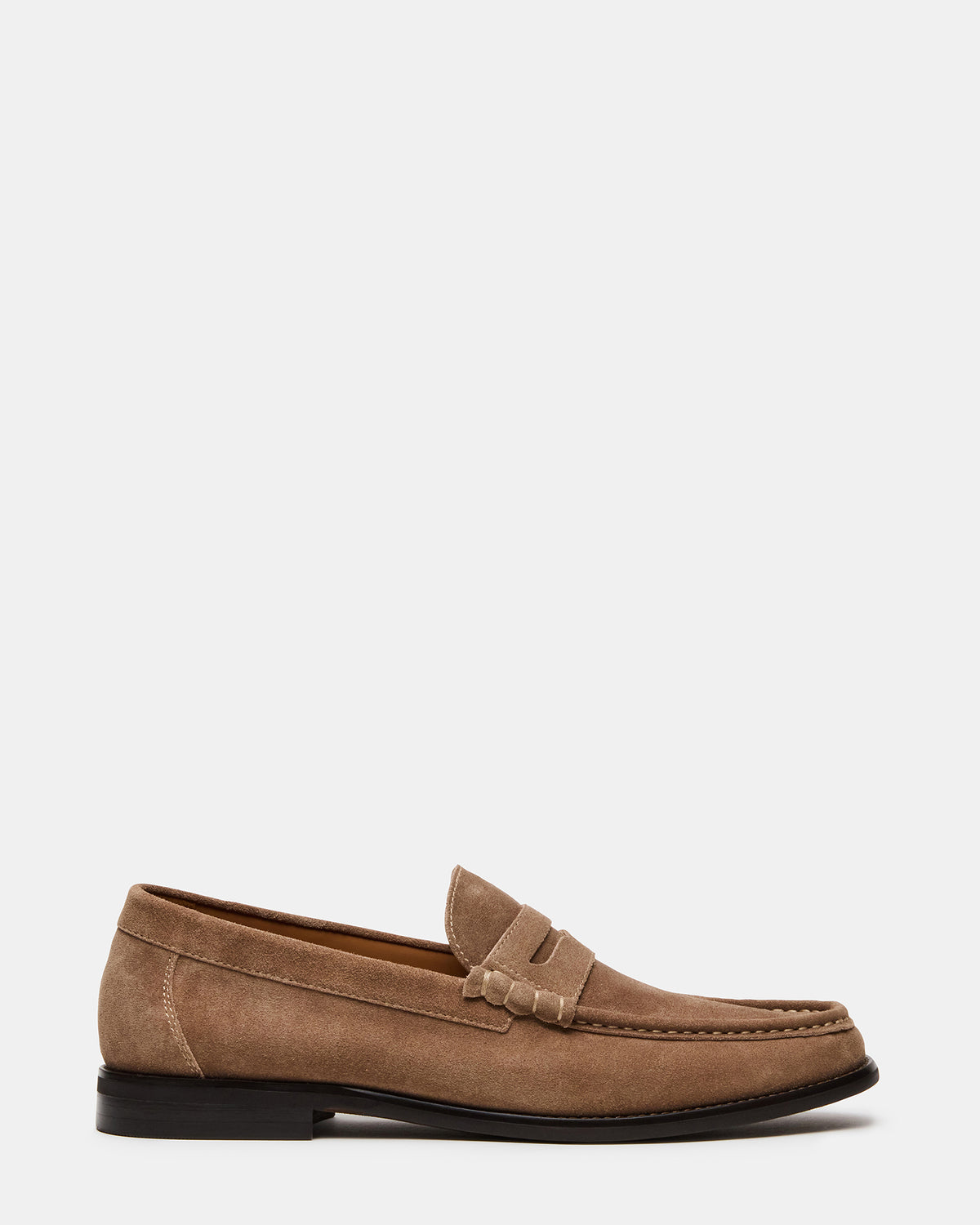 Steve Madden HUCKLE Taupe Suede Slip-On Men's Loafer