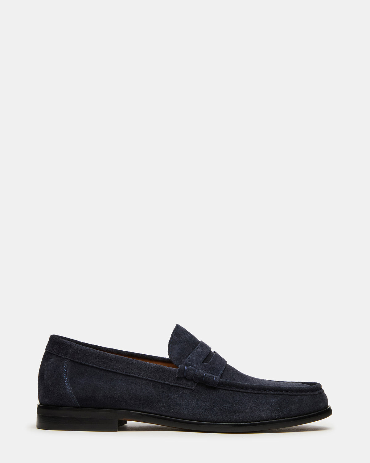 Steve Madden HUCKLE Navy Suede Slip-On Men's Loafer