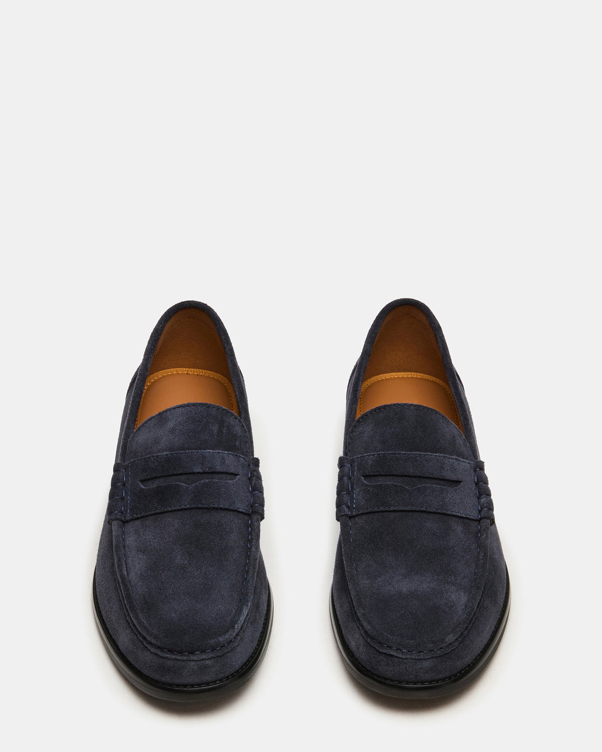 Steve Madden HUCKLE Navy Suede Slip-On Men's Loafer