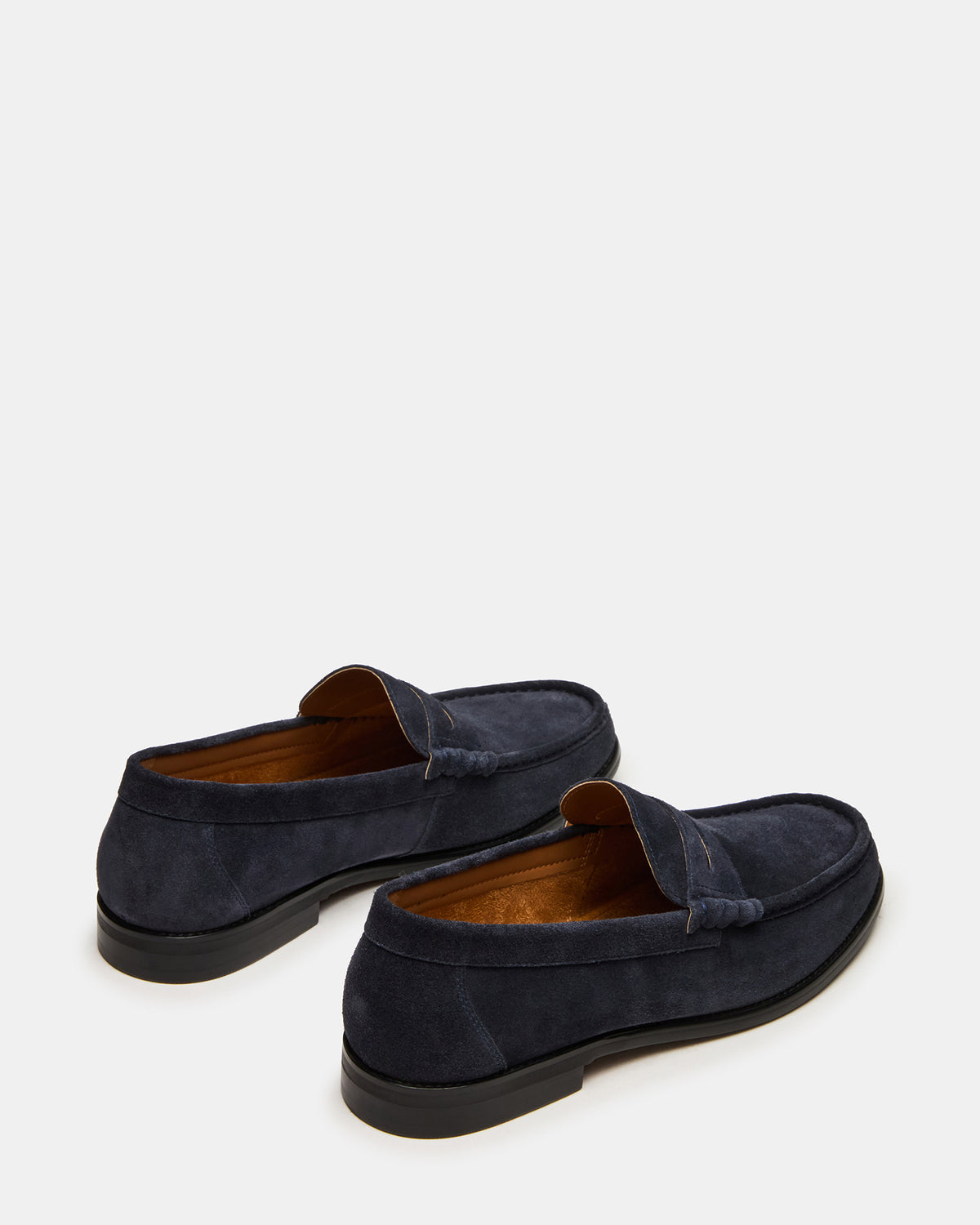 Steve Madden HUCKLE Navy Suede Slip-On Men's Loafer