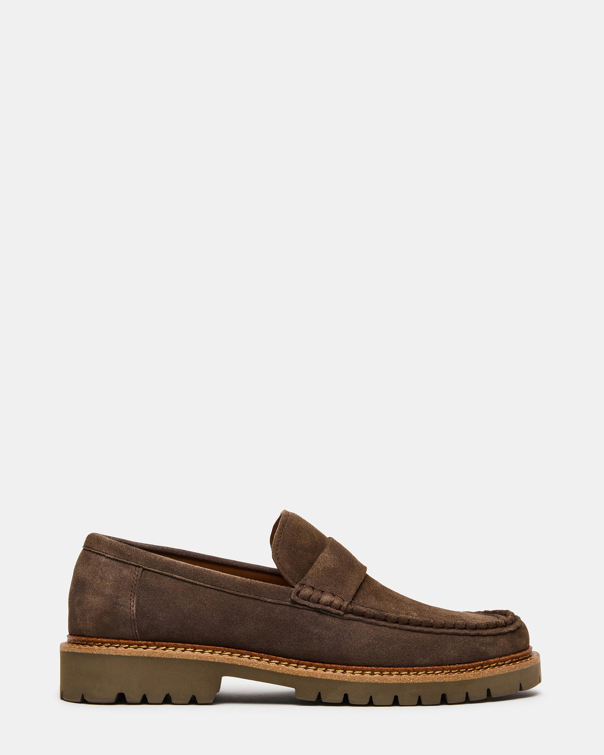 Steve Madden BRODIE Taupe Slip-On Lug Men's Loafer
