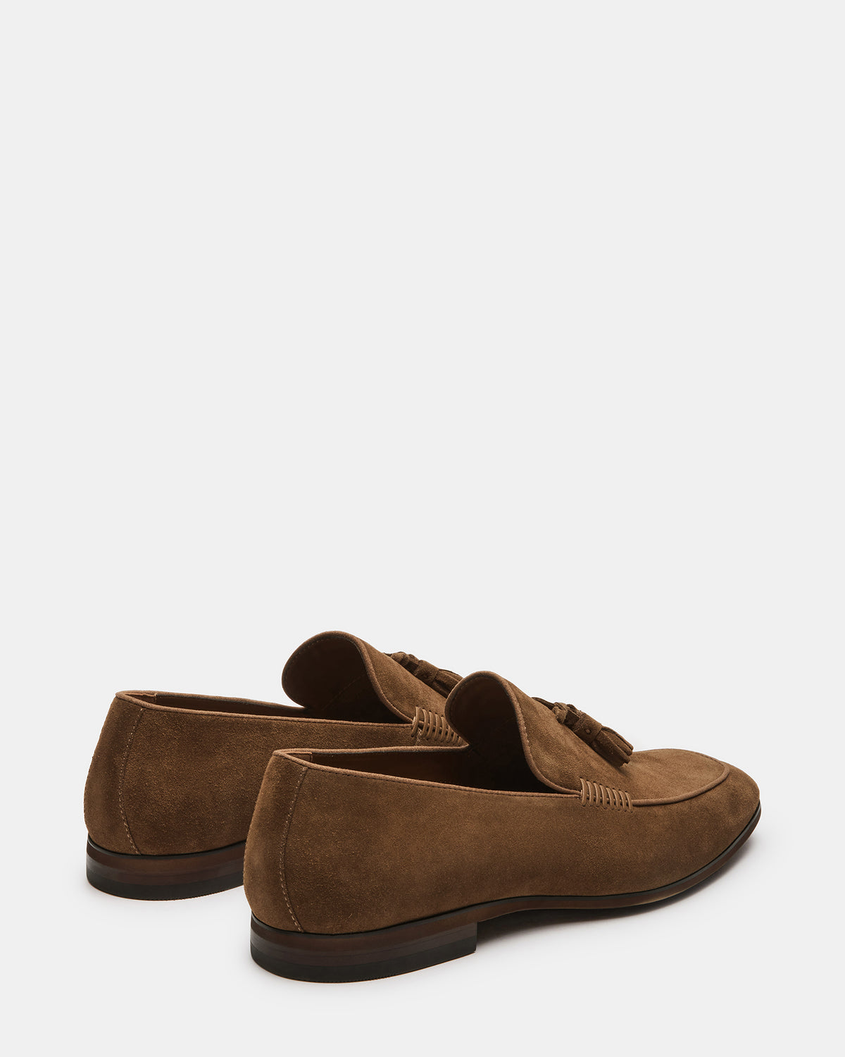 Steve Madden ONDRE Tan Suede Tassel Slip-On Men's Loafer