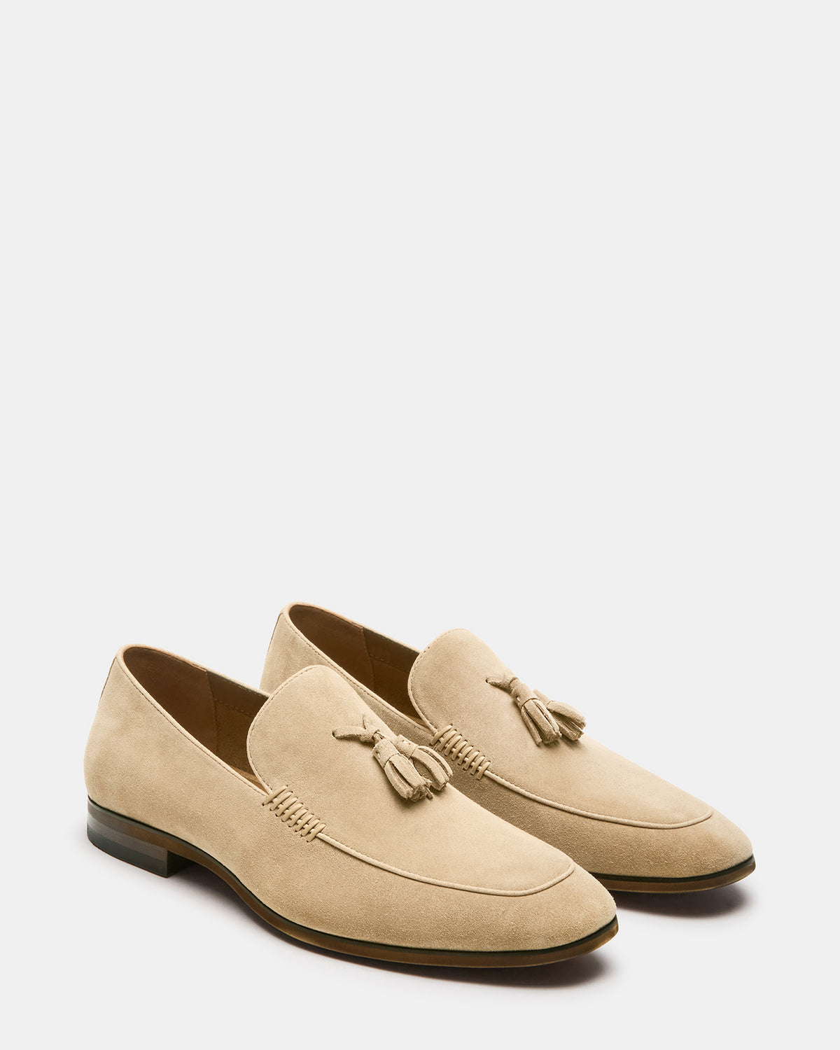 Steve Madden ONDRE Sand Suede Tassel Slip-On Men's Loafer