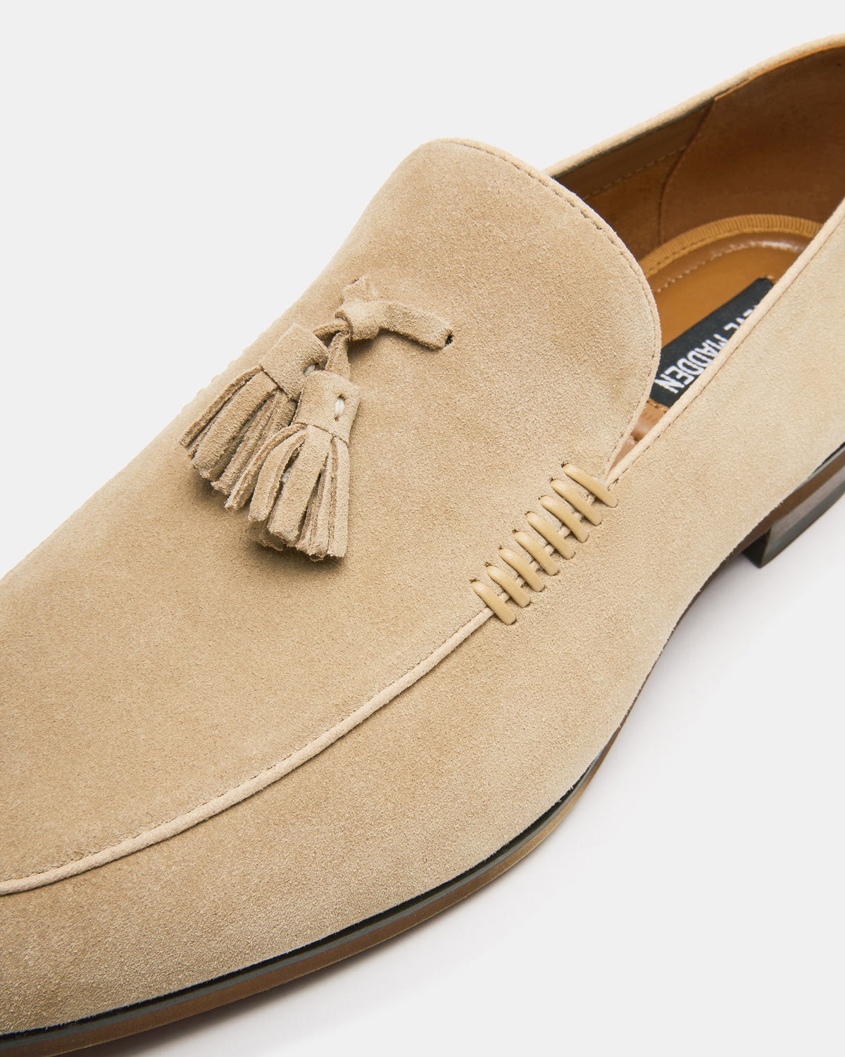 Steve Madden ONDRE Sand Suede Tassel Slip-On Men's Loafer