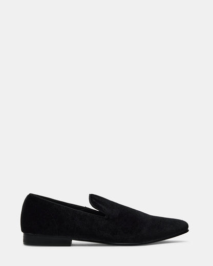 Steve Madden LAIGHT Black Velvet Men's Dress Shoes