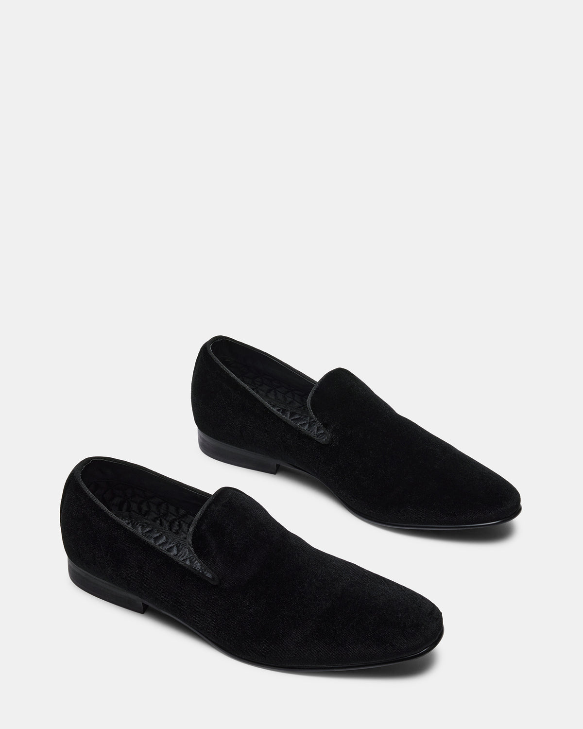 Steve Madden LAIGHT Black Velvet Men's Dress Shoes