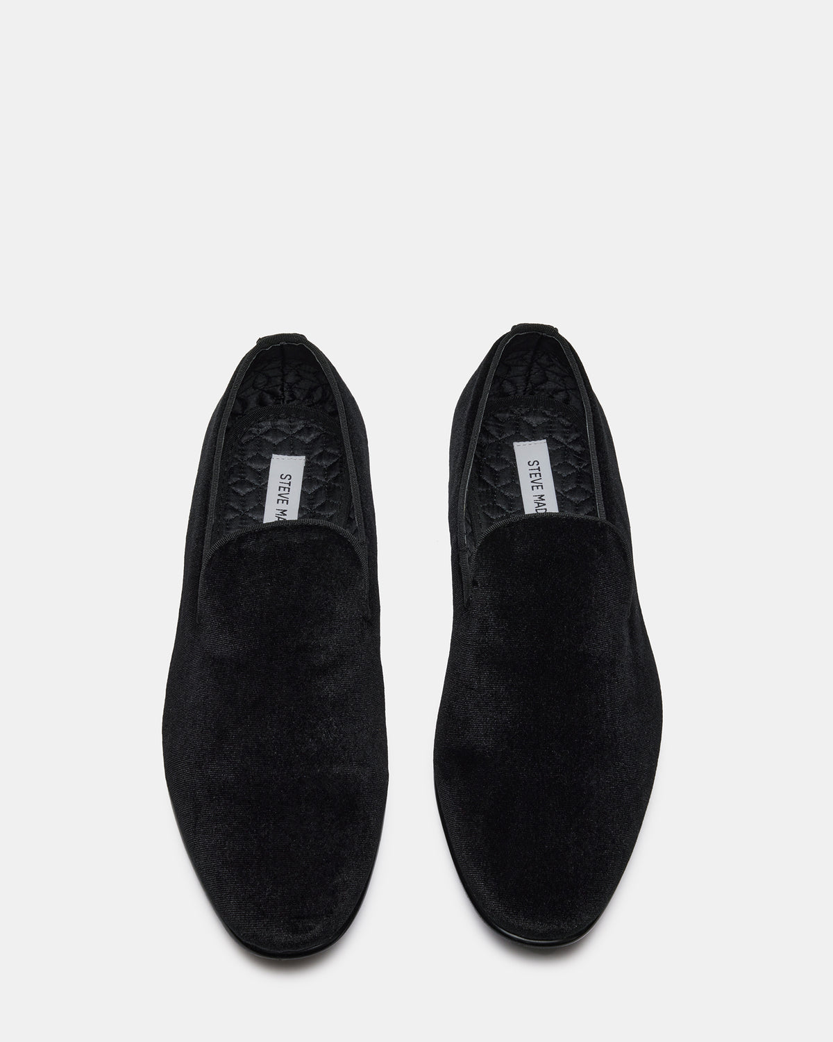 Steve Madden LAIGHT Black Velvet Men's Dress Shoes
