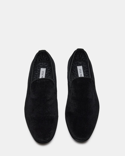 Steve Madden LAIGHT Black Velvet Men's Dress Shoes