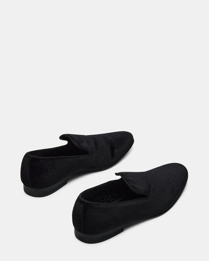 Steve Madden LAIGHT Black Velvet Men's Dress Shoes