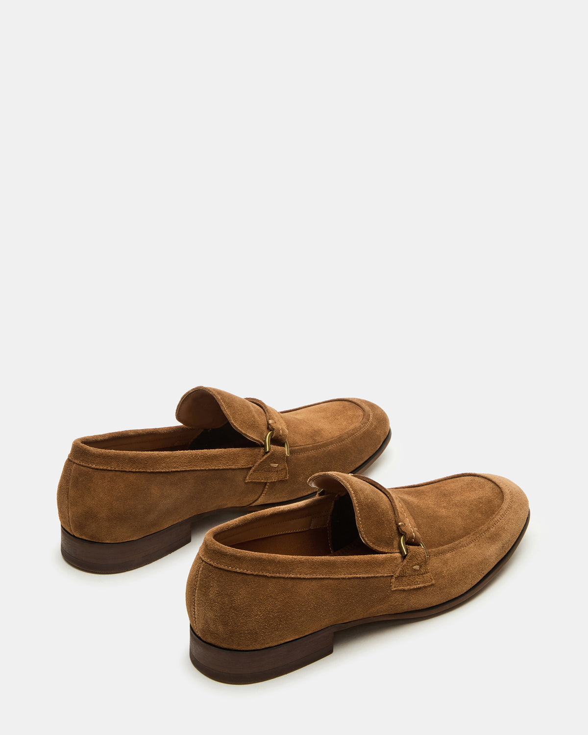 Steve Madden HEROLF Tobacco Suede Square-Toe Slip-On Men's Loafer