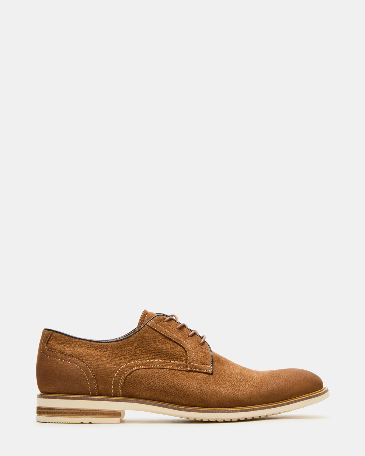 Steve Madden ALVAREZ Tan Nubuck Lace-Up Men's Dress Shoe