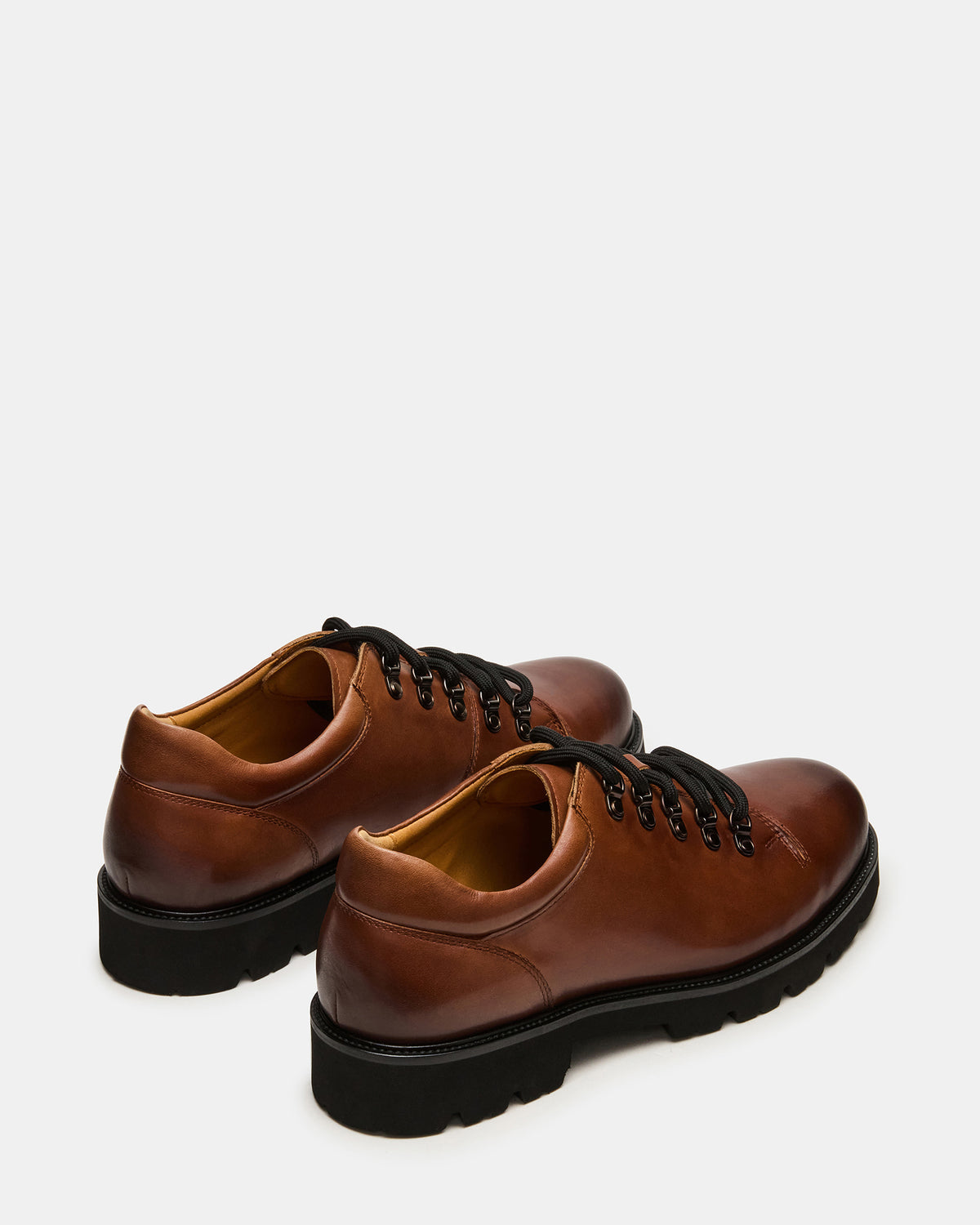 Steve Madden TURBO Dark Tan Lace-Up Dress Shoe
