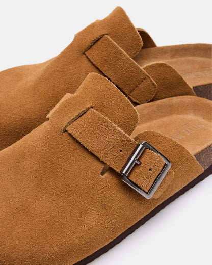 Steve Madden WILDERR Chestnut Suede Slip-On Men's Casual Clog