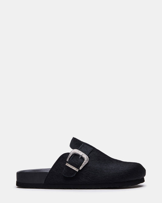 Steve Madden WOOLY Black Slip-On Men's Casual Clog