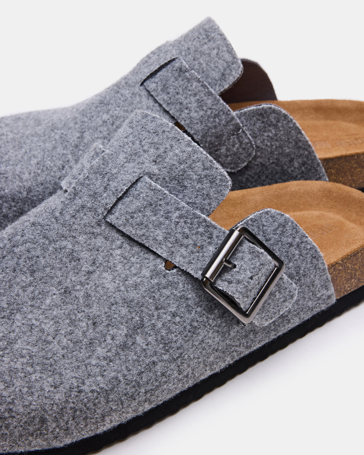 Steve Madden WILDERR Grey Flannel Slip-On Men's Casual Clog