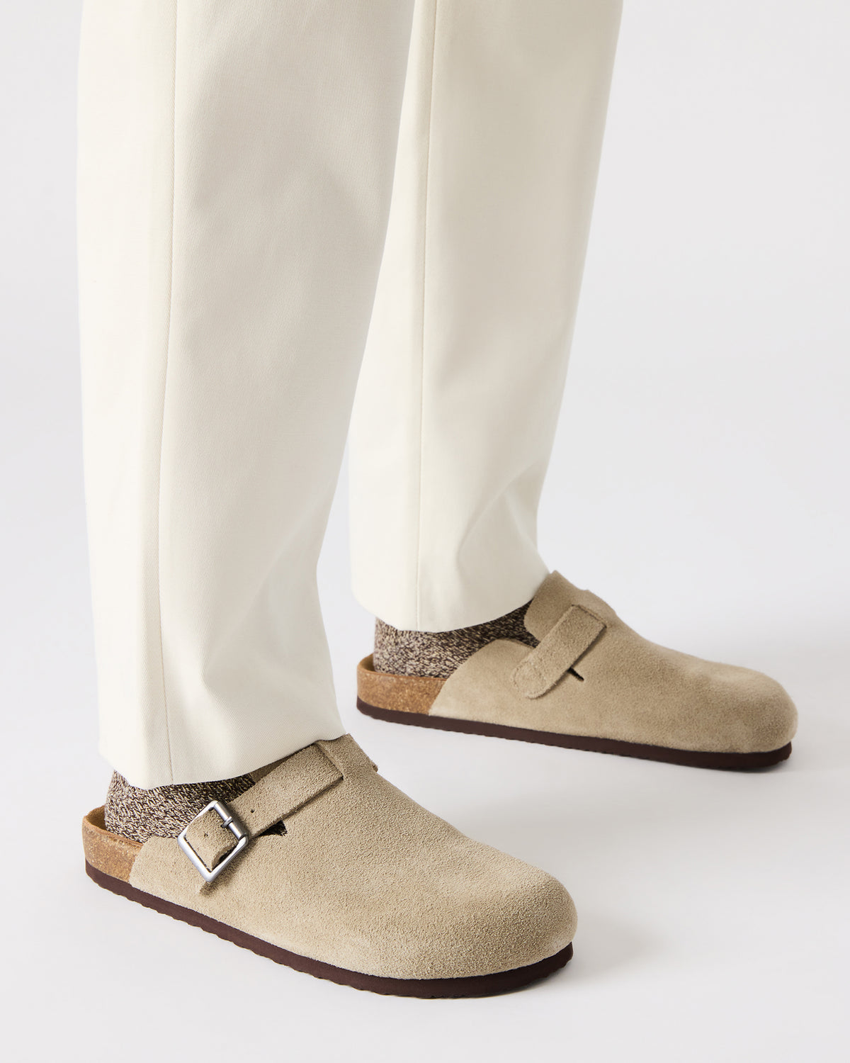 Steve Madden WILDERR Grey Flannel Slip-On Men's Casual Clog