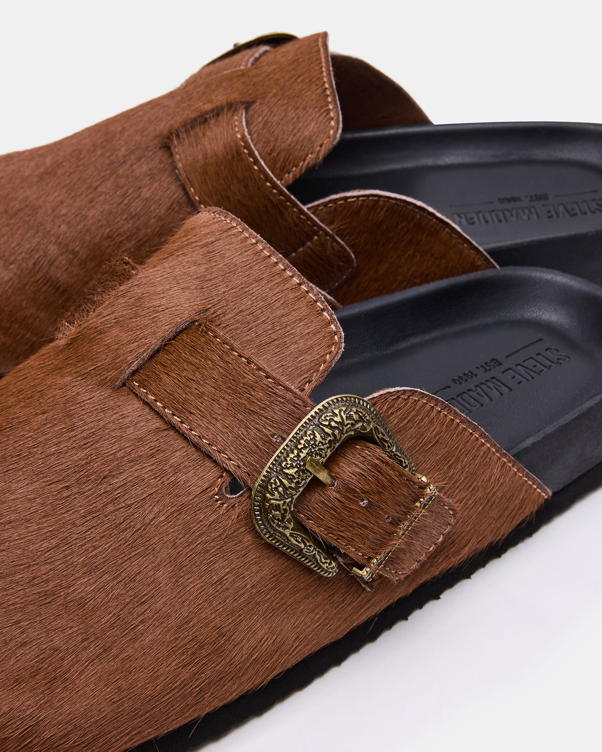 Steve Madden WOOLY Chestnut Slip-On Men's Casual Clog