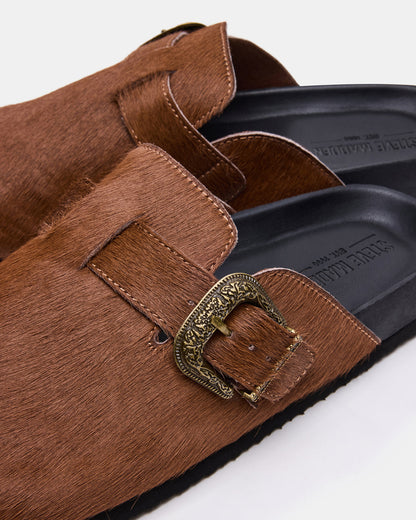 Steve Madden WOOLY Chestnut Slip-On Men's Casual Clog