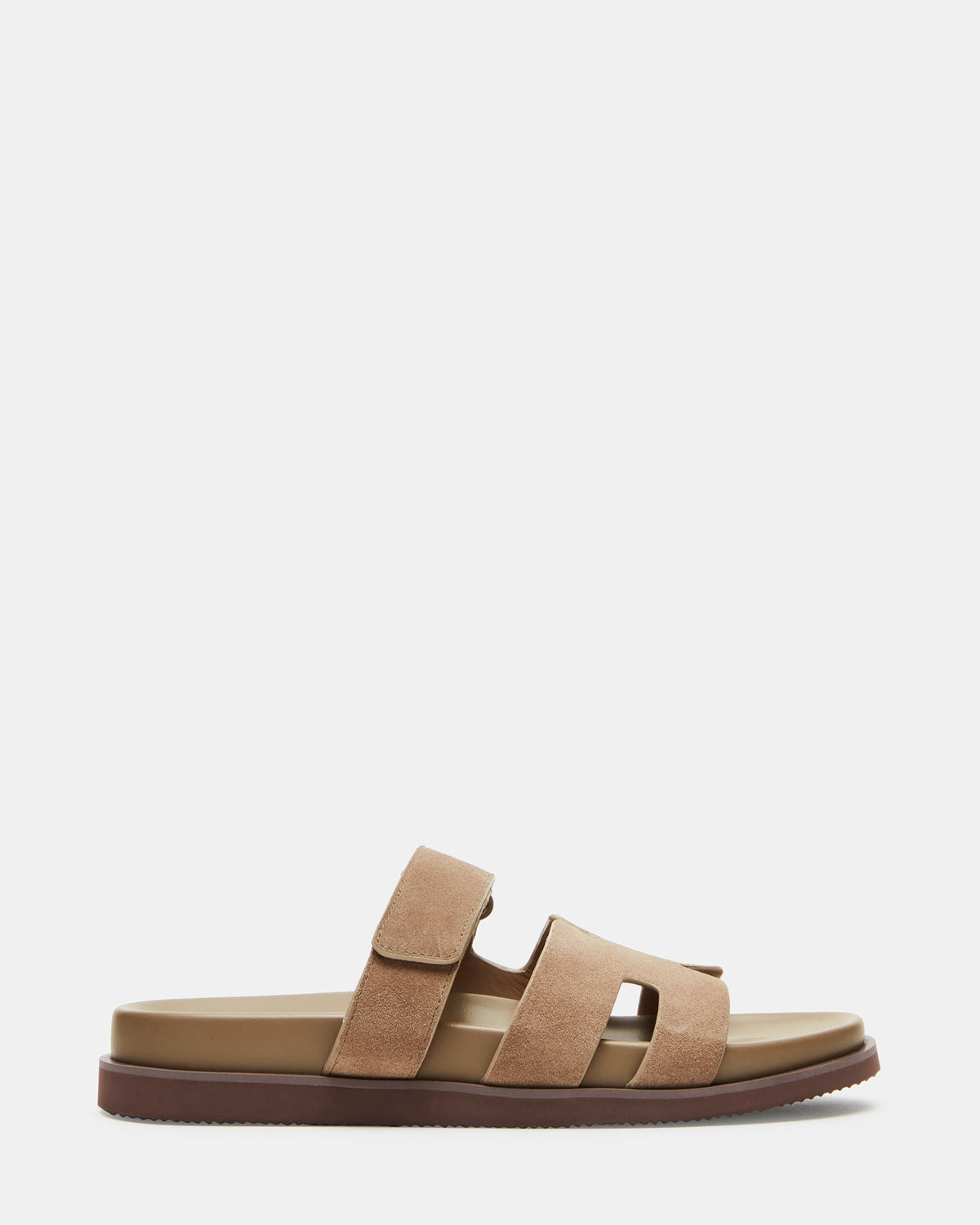 Steve Madden MAIVEN Taupe Suede Men's Fisherman Sandal