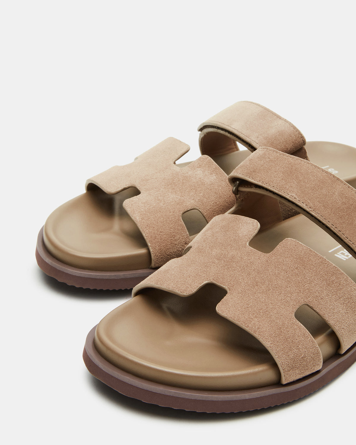 Steve Madden MAIVEN Taupe Suede Men's Fisherman Sandal