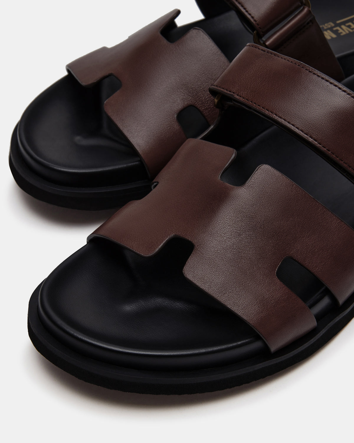 Steve Madden MAIVEN Brown Leather Men's Fisherman Sandal