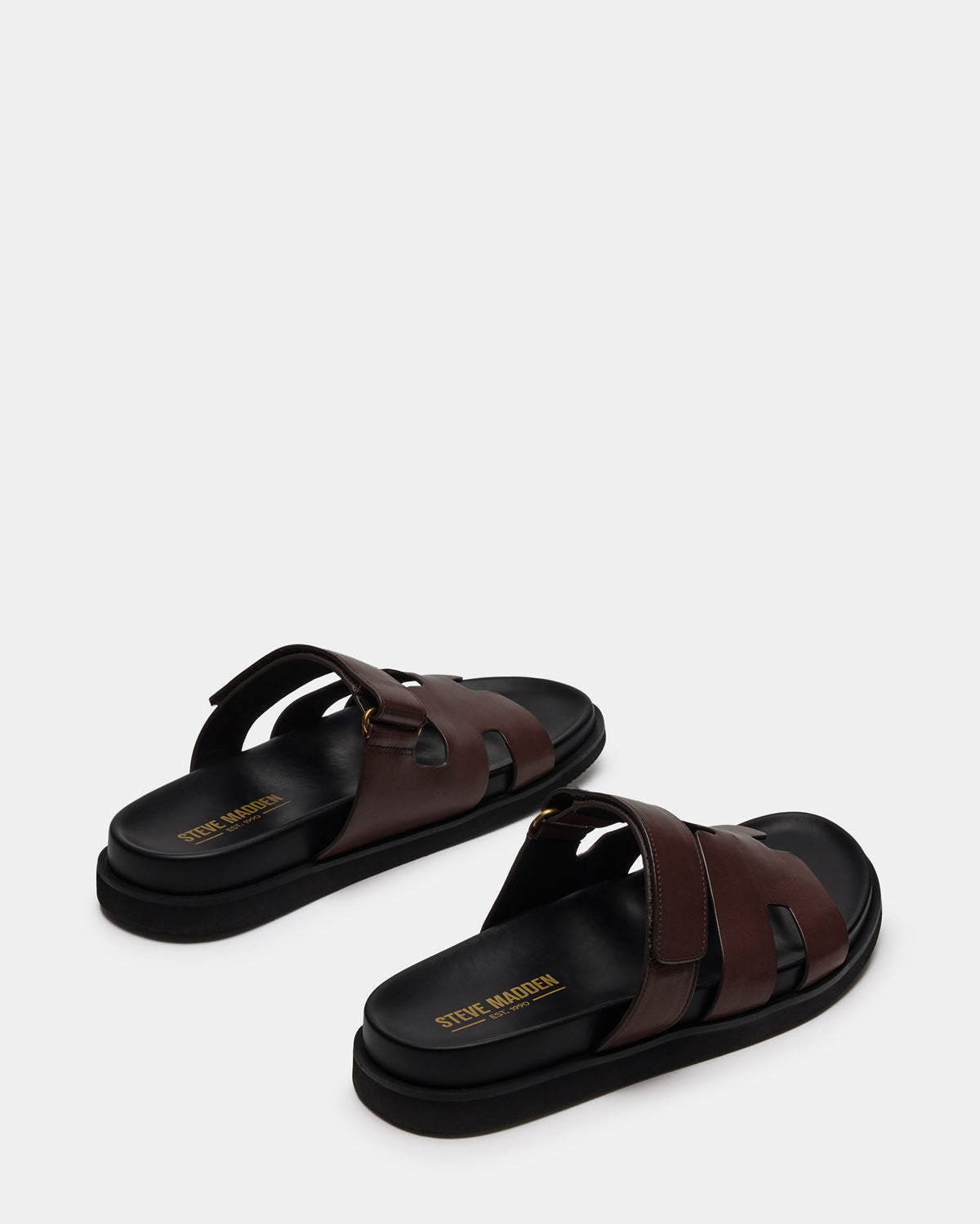 Steve Madden MAIVEN Brown Leather Men's Fisherman Sandal